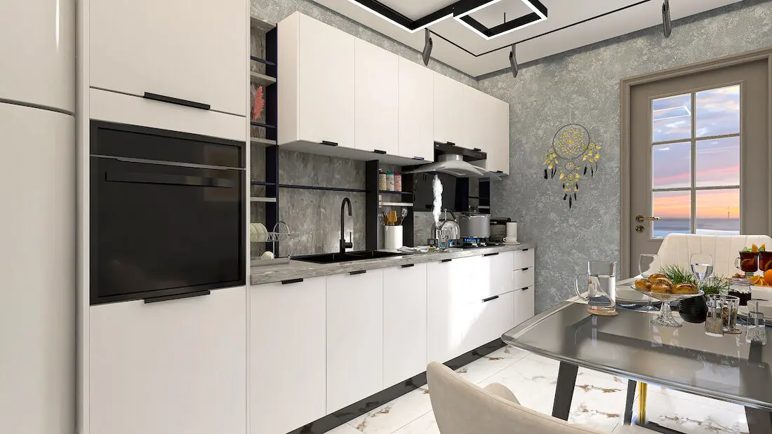 Fitted kitchen